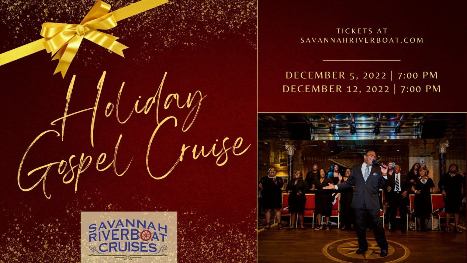 Savannah Riverboat Cruises Holiday Gospel Dinner Cruise Enjoy Savannah