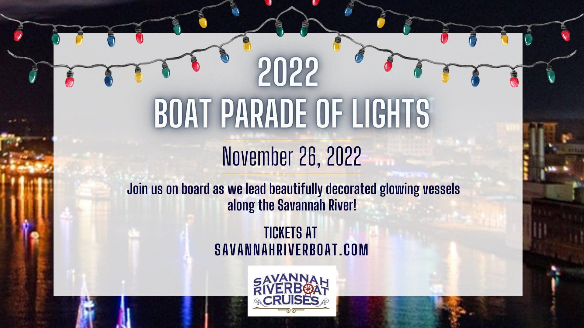Savannah Riverboat Cruises